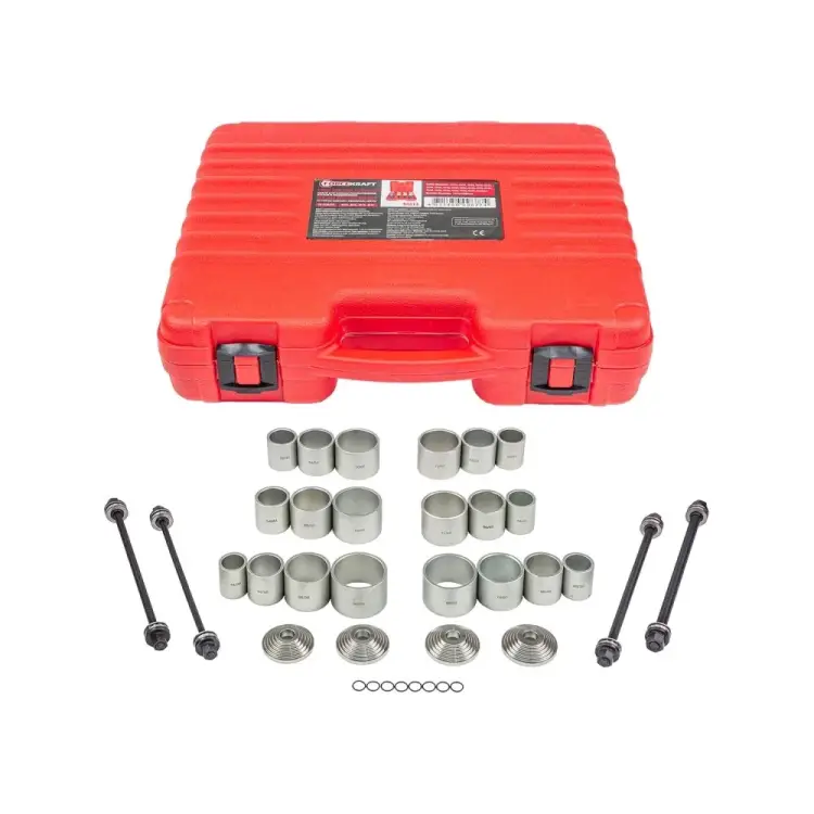 Универсальный набор инструментов для снятия и установки втулок, подшипников и сайлентблоков Forcekraft FK-933T3 Универсальный набор инструментов для снятия и установки втулок, подшипников и сайлентблоков Forcekraft FK-933T3