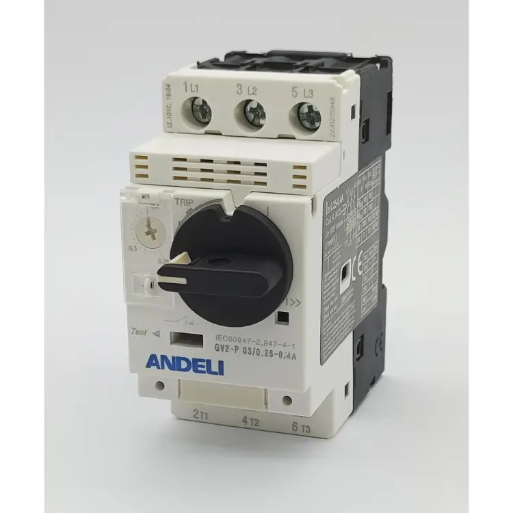 Пускатель ANDELI gv2-p03 0.25а~0.4a с поворотной ручкой ADL06-617
