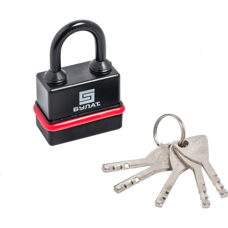 Всепогодный навесной замок БУЛАТ ВС 3-Н55 ПЛ 13983