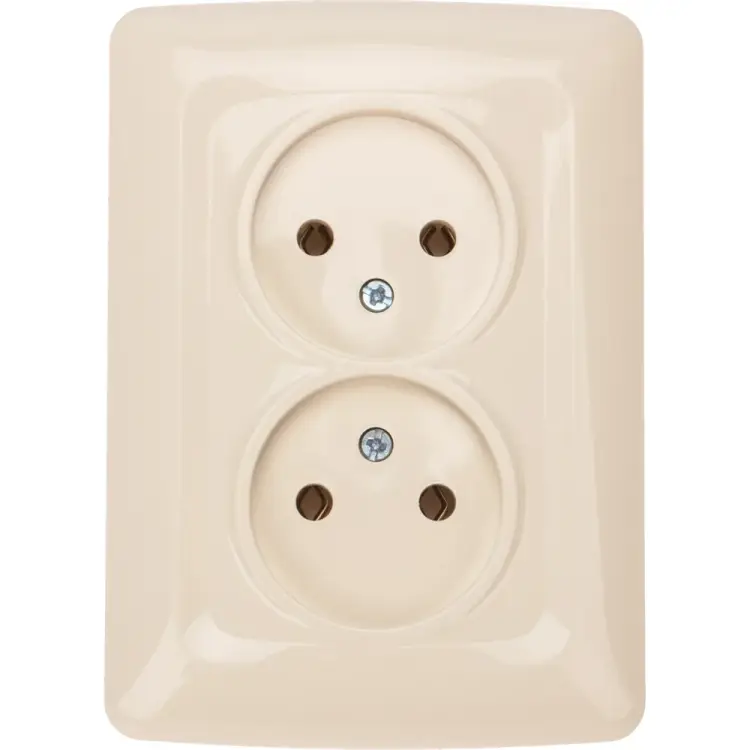 Двухместная розетка KRANZ dea KR-78-0249