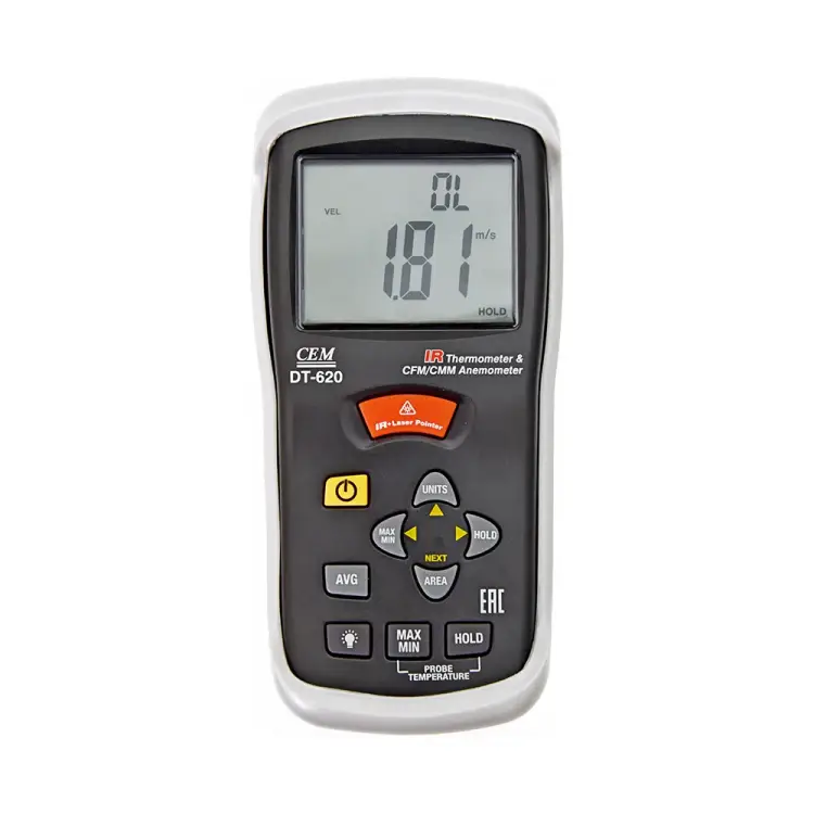 Измеритель скорости воздуха и температуры СЕМ DT-620 480526
