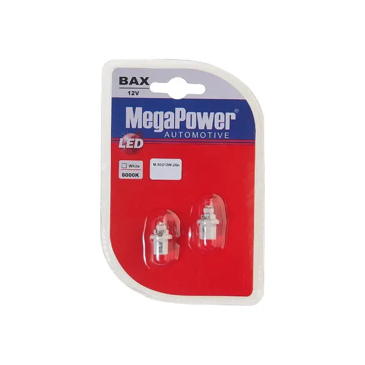 Автолампа Megapower M-50212W-2бл