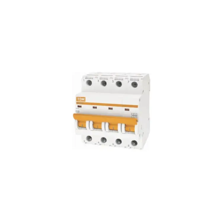 Автомат TDM ELECTRIC ВА47-29 4Р, 20 А, 4,5 кА, В SQ0206-0059
