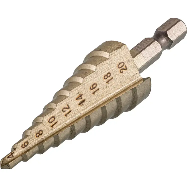 Ступенчатое сверло по металлу NOVOCRAFT TITAN HARD SSD042007201 Ступенчатое сверло по металлу NOVOCRAFT TITAN HARD SSD042007201