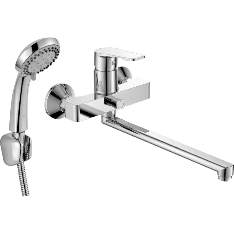 Универсальный одноручный смеситель для ванны decoroom DR23043