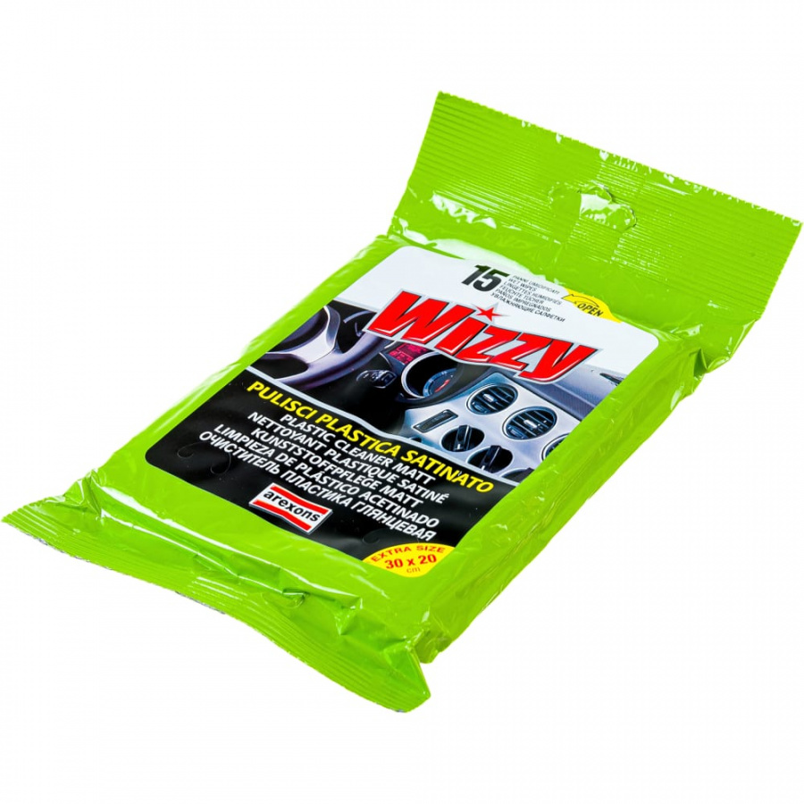 Салфетки для ухода за пластиковыми деталями AREXONS WIZZY Plastic Cleaner Mat