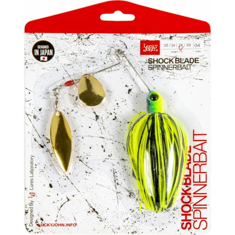 Спиннербейт Lucky John SHOCK BLADE LJSH03-004
