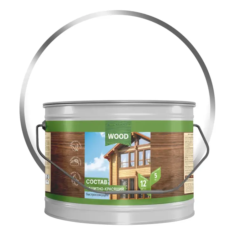 Быстросохнущий защитно-красящий состав для древесины Farbitex 4300008501
