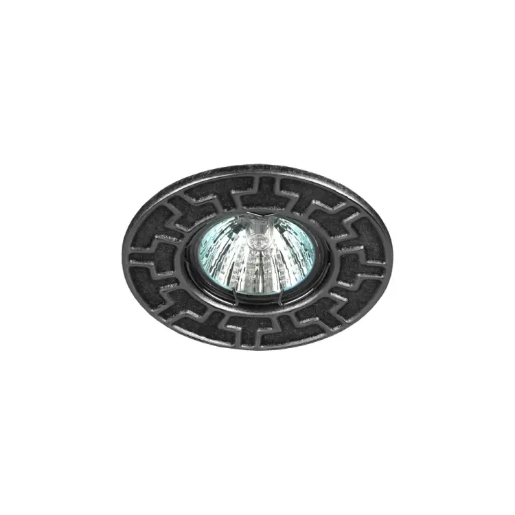 Штампованный светильник ЭРА ST5 CH/BK Б0036485