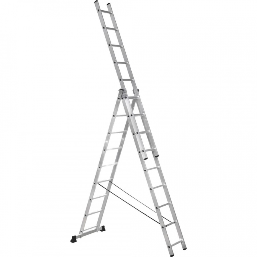 Алюминиевая трехсекционная лестница-стремянка SevenBerg 920309