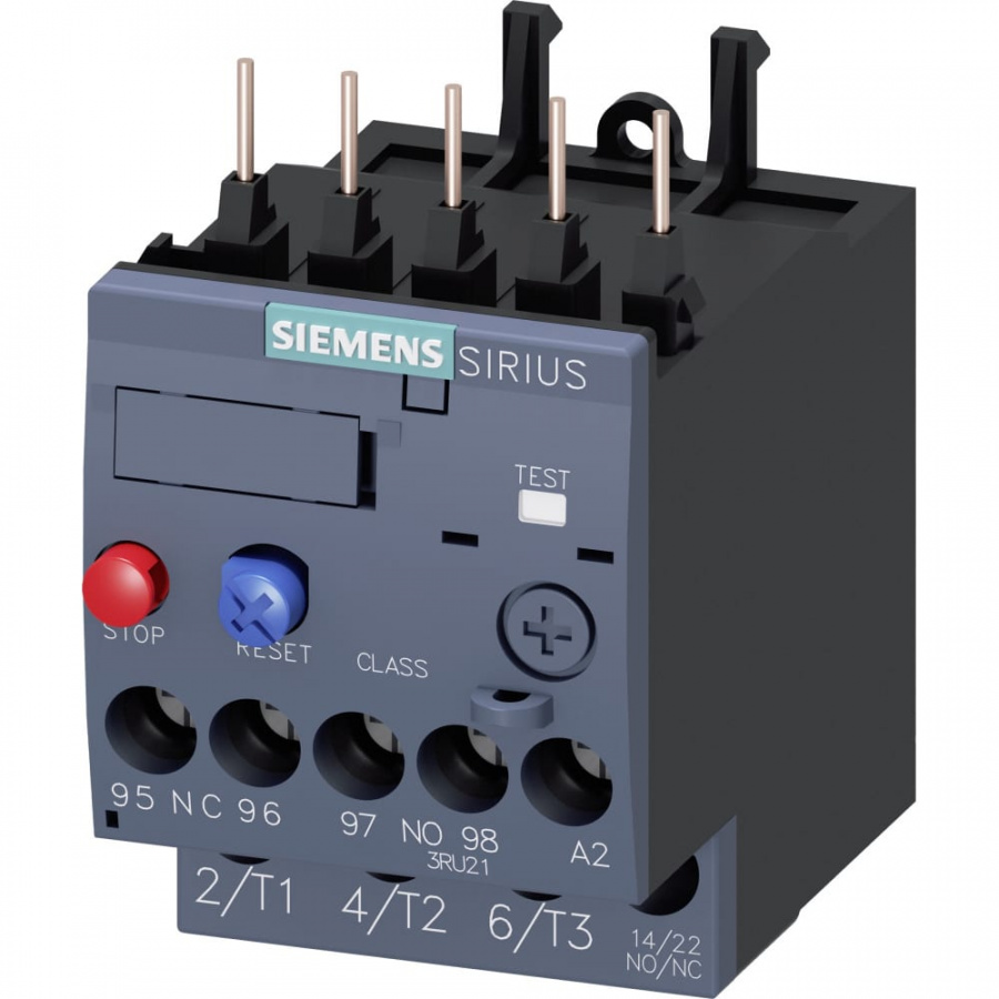 Реле перегрузки для защиты электродвигателя Siemens 3RU2116-0EB0