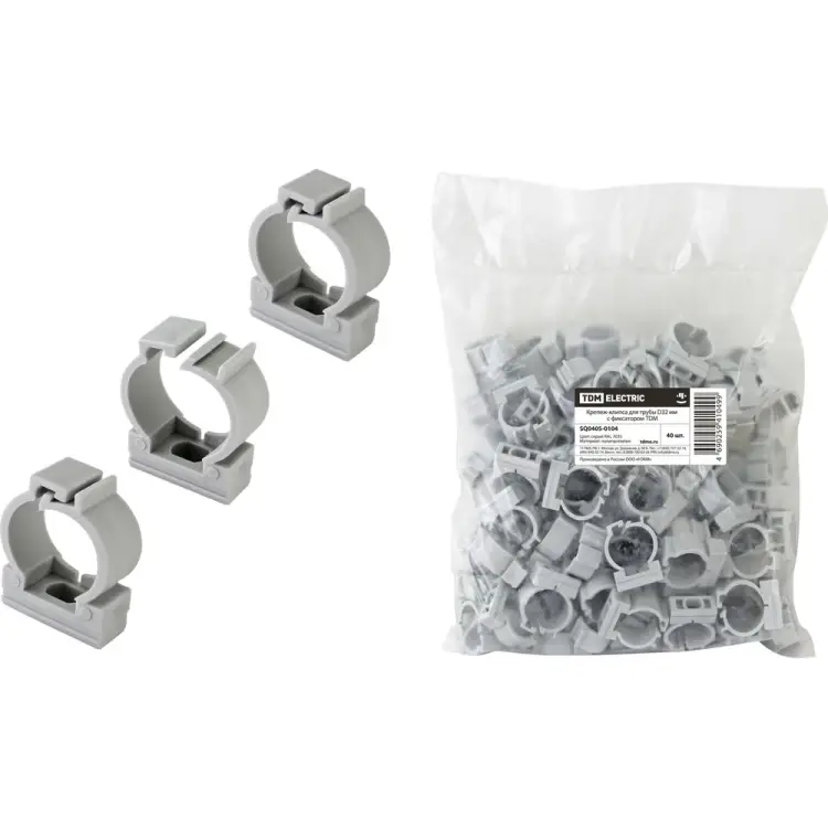 Крепеж-клипса для трубы TDM ELECTRIC SQ0405-0104