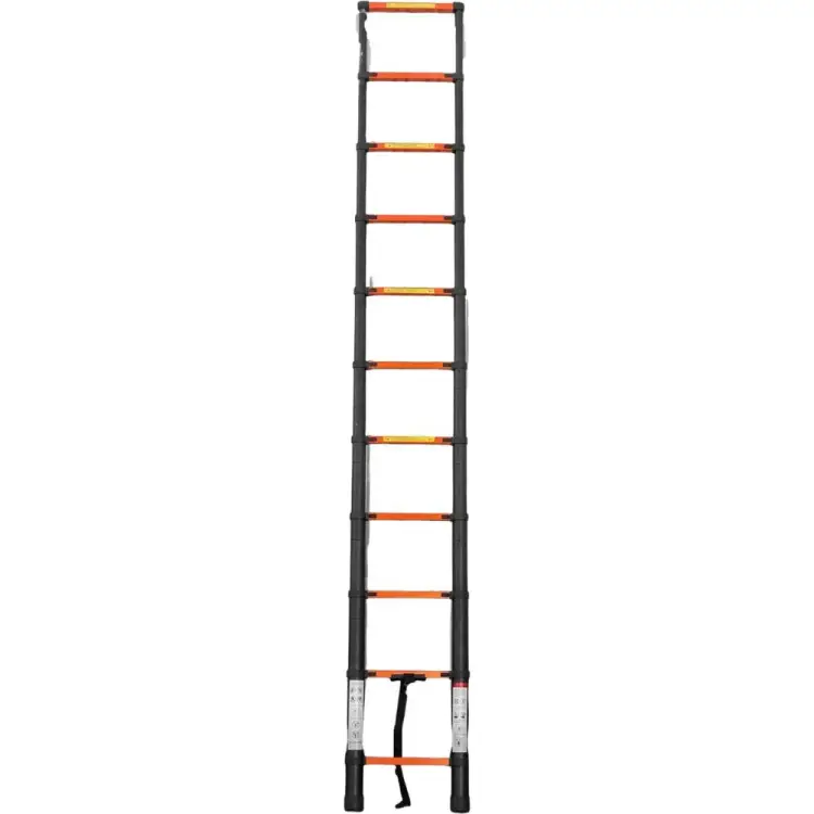 Телескопическая алюминиевая односекционная лестница ISMA ISMA-UP320(56896)