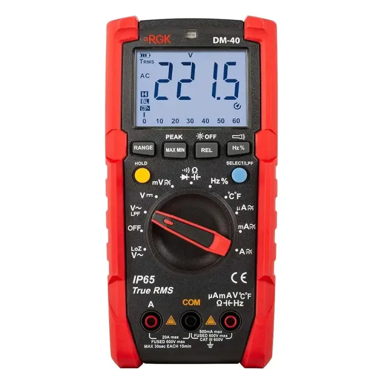 Цифровой мультиметр RGK DM-40 779661