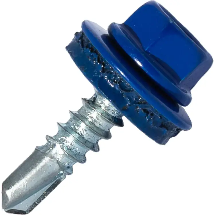 Самосверлящий винт HARDWEX ТМ HWX3-W-P6-4.8x19 мм. св.№2, RAL 5002 (250 шт.) 5190000000539