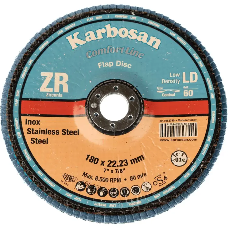 Лепестковый диск Karbosan INOX KAR-982740 Лепестковый диск Karbosan INOX KAR-982740