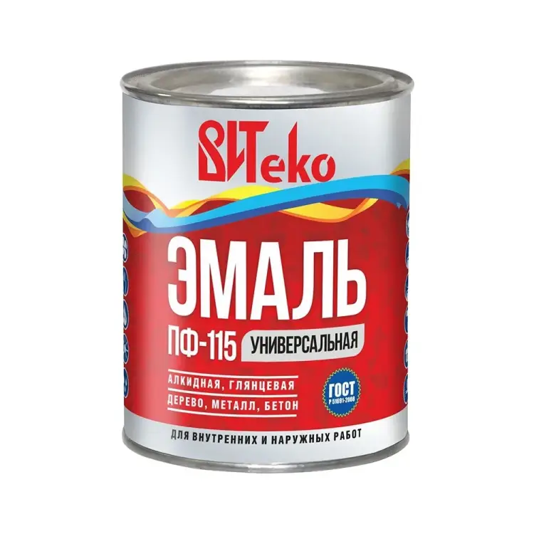 Эмаль Царицынские краски Витеко ПФ-115, голубая, 0.8 кг 16080