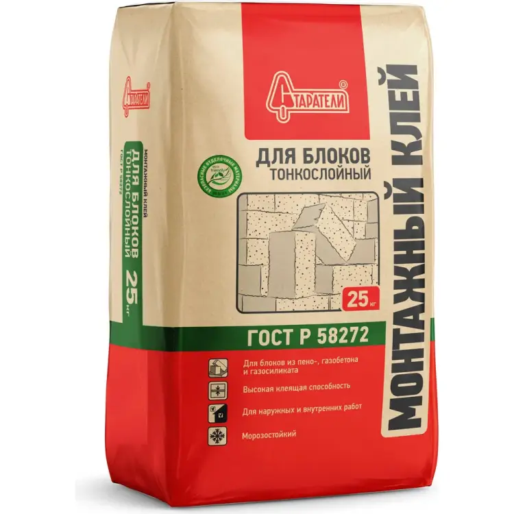 Монтажный клей для блоков Старатели 3277/3572