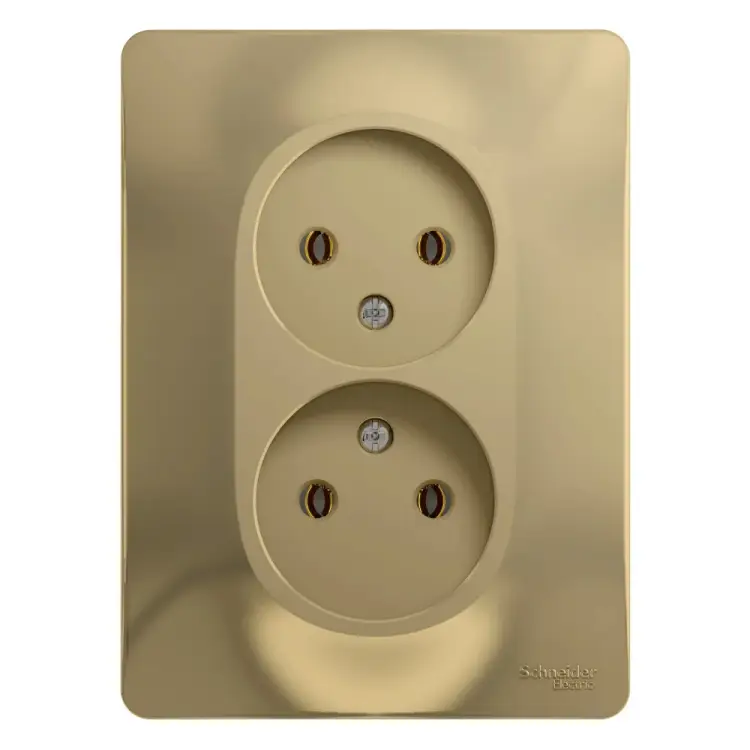 Двойная розетка Systeme Electric GLOSSA GSL000420