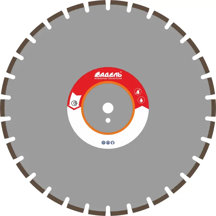 Отрезной сегментный алмазный круг Адель 1A1RSS/C2 КК18415 Отрезной сегментный алмазный круг Адель 1A1RSS/C2 КК18415