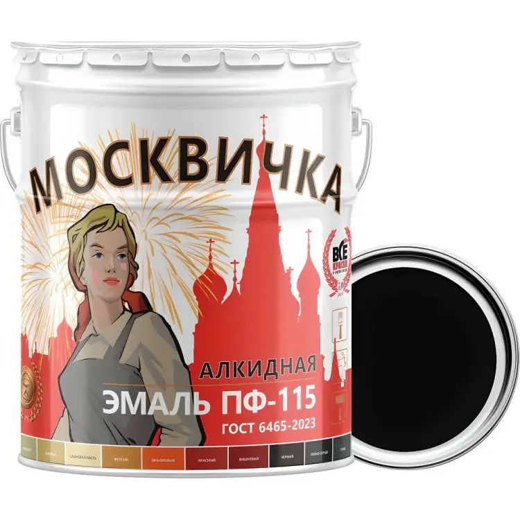 Эмаль Москвичка ПФ-115 4620105770255 Эмаль Москвичка ПФ-115 4620105770255