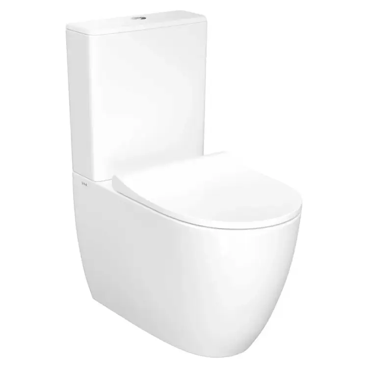 Напольный пристенный безободковый унитаз Vitra Sento Rim-ex BTW 9830B003-7203