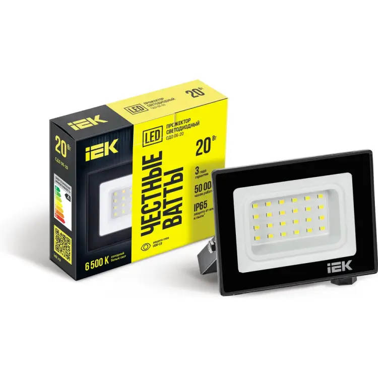 Светодиодный прожектор IEK СДО 06-20 LPDO601-20-65-K02