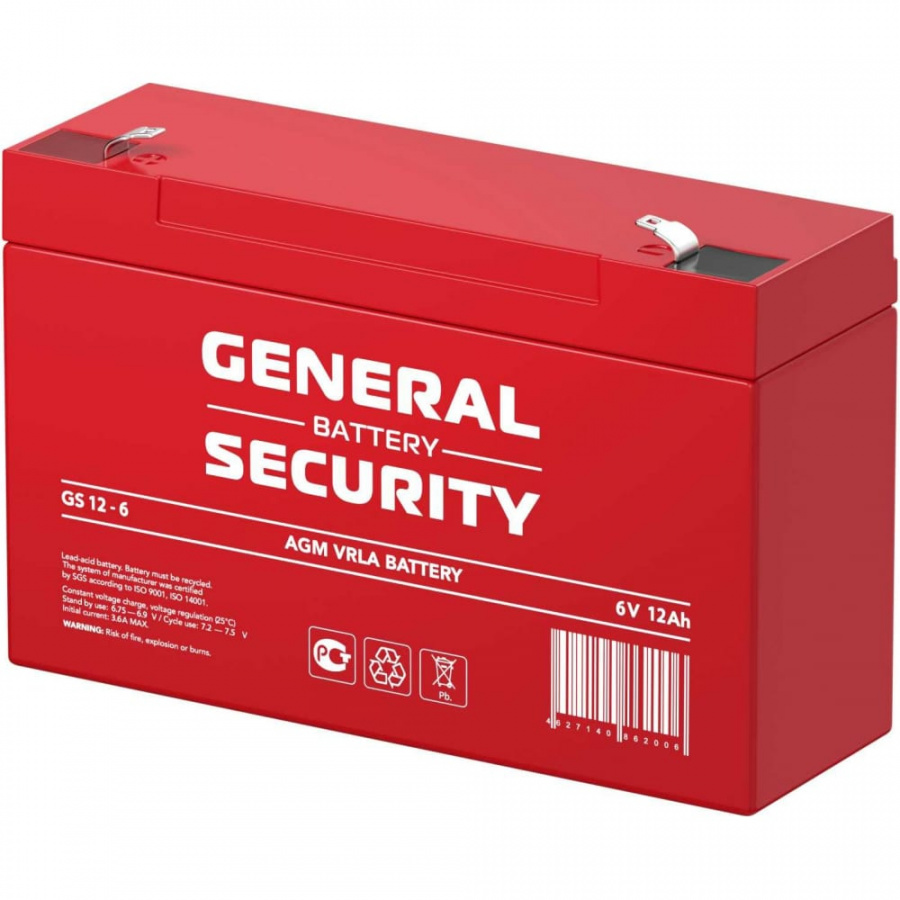 Аккумулятор для ИБП General Security GS12-6