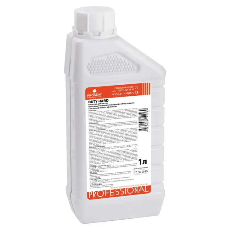Средство для чистки производственных помещений и оборудования PROSEPT Duty Hard 249-1