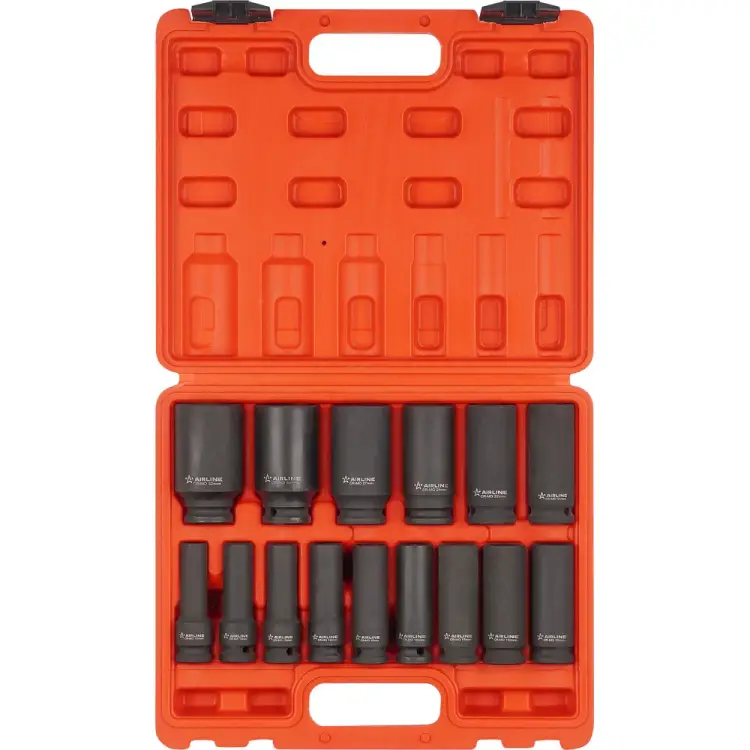 Набор головок ударных удлиненных Airline ATAS079