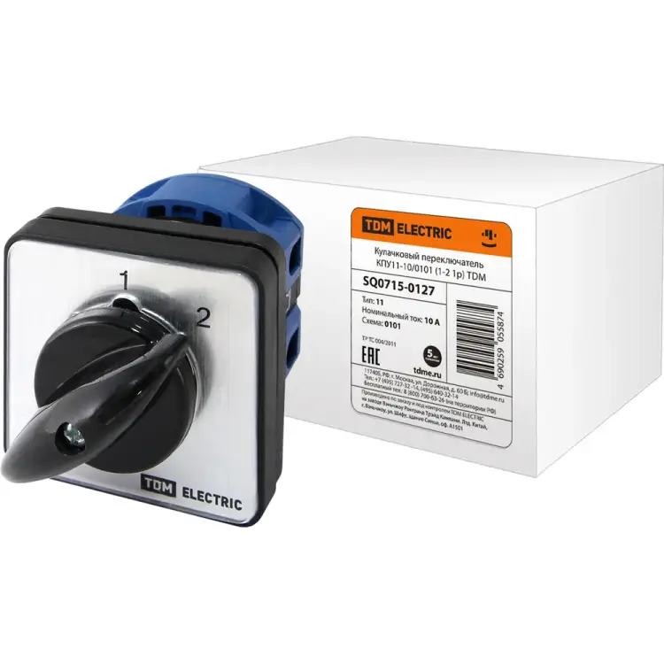 Переключатель TDM ELECTRIC КПУ11-10/0101 SQ0715-0127