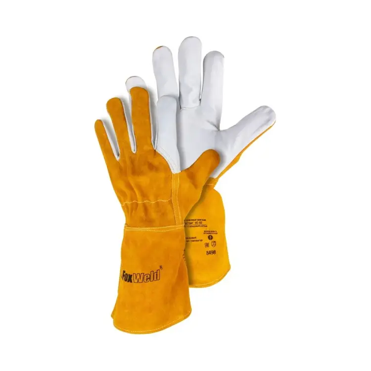 Кожаные мягкие краги Foxweld Мустанг КС-03 8498