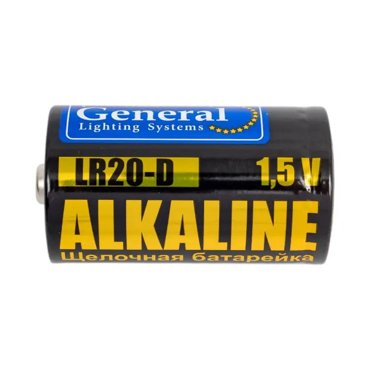 Щелочная батарейка General Lighting Systems GBAT-LR20 (D) 800579