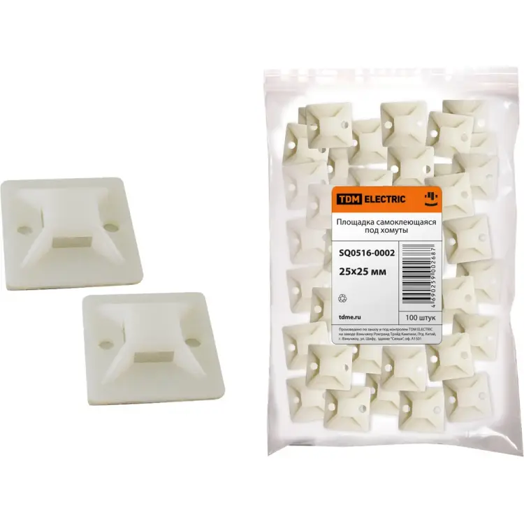 Самоклеящаяся площадка под хомуты TDM ELECTRIC SQ0516-0002