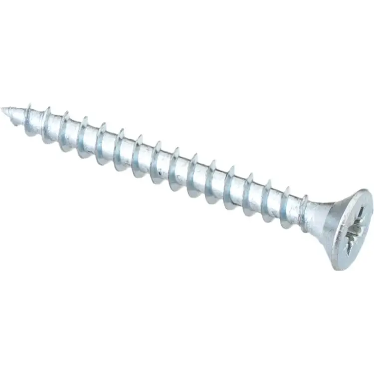 Универсальные саморезы Стройбат белый цинк 305820