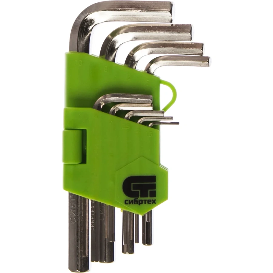 Набор имбусовых ключей СИБРТЕХ 12317