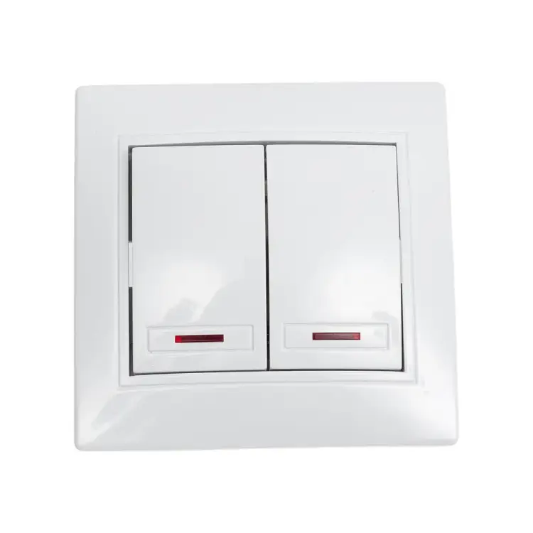 Двухклавишный выключатель Intro Plano Б0053773