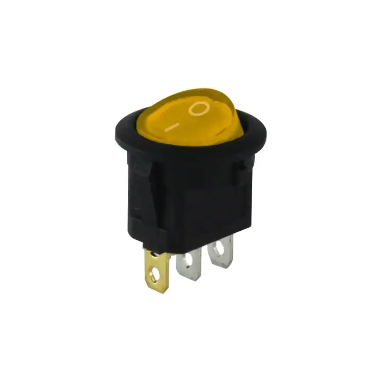 Клавишный круглый переключатель TDM ELECTRIC MIRS-101-3-Y SQ0703-0042