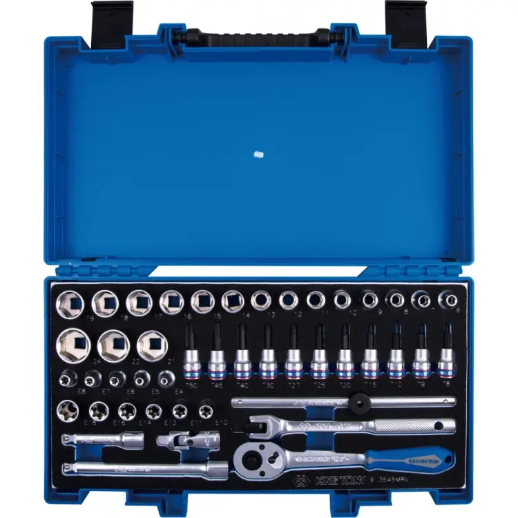Набор торцевых головок KING TONY 3545MRV