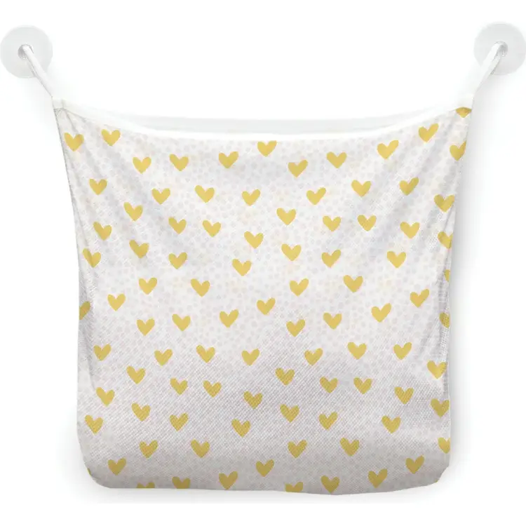 Сетка для игрушек в ванну JOYARTY Желтые сердечки tgb_422717