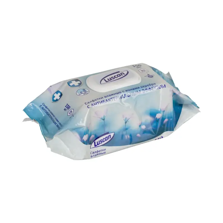 Антибактериальные влажные салфетки Luscan 1587437