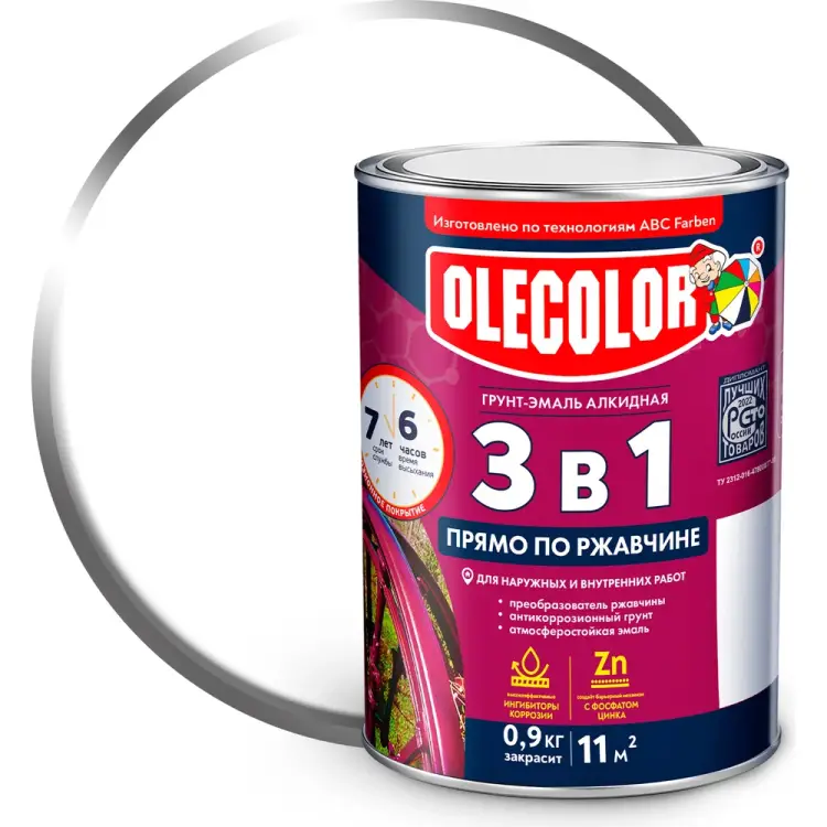 Грунт-эмаль по ржавчине Olecolor 4300005930 Грунт-эмаль по ржавчине Olecolor 4300005930