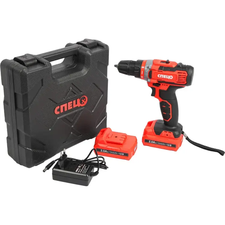 Аккумуляторная дрель Спец БДА-12-2