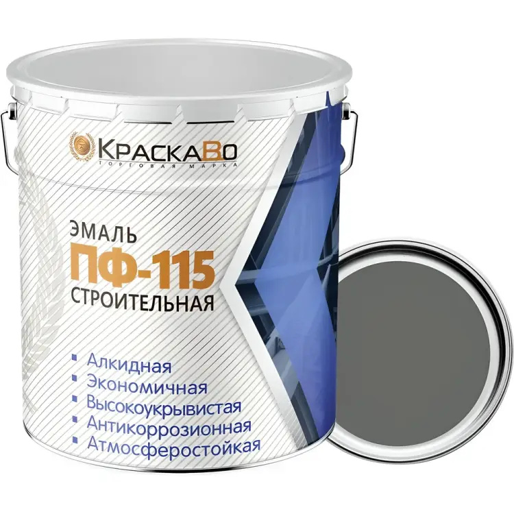 Строительная эмаль Москвичка ПФ-115 4620105771863 Строительная эмаль Москвичка ПФ-115 4620105771863