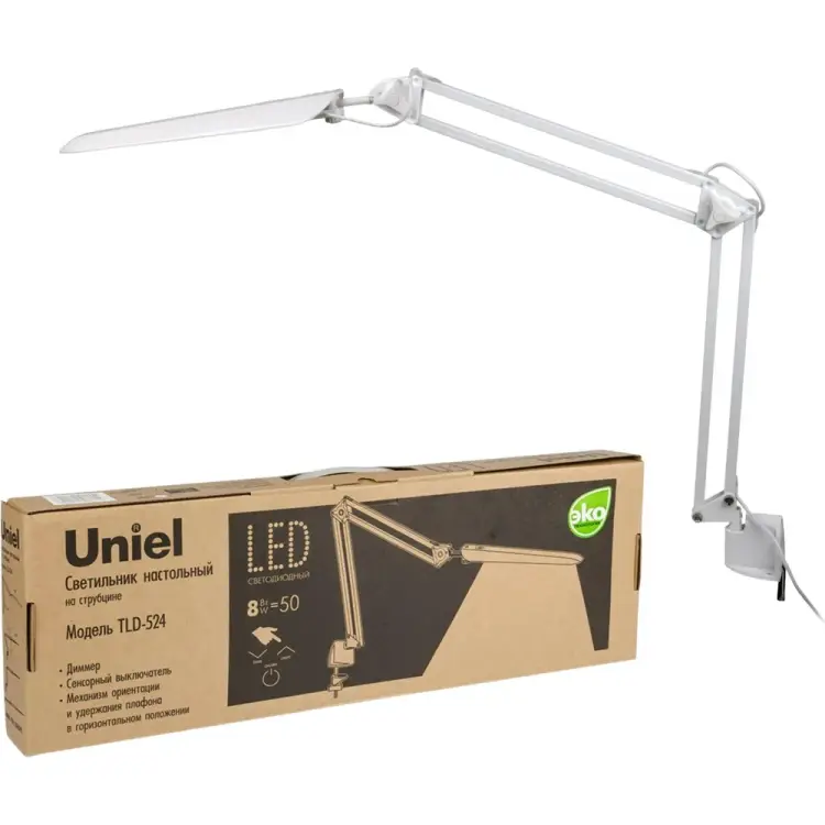 Настольный светильник Uniel TLD-524 White 10610 Настольный светильник Uniel TLD-524 White 10610