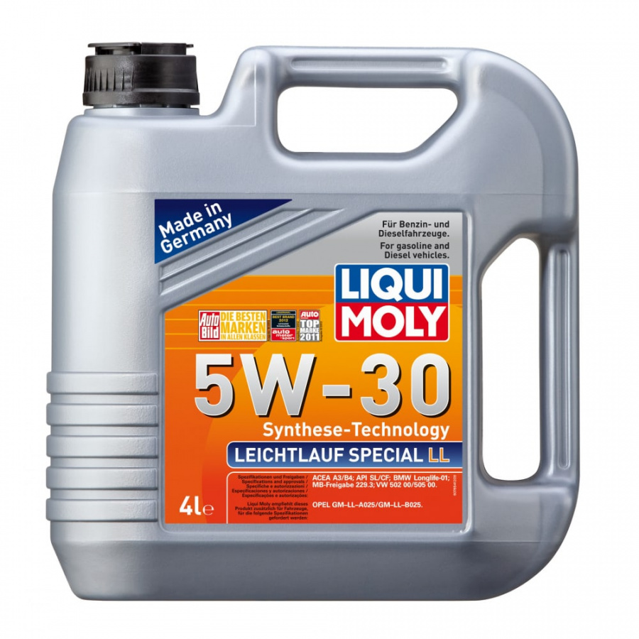 Синтетическое моторное масло LIQUI MOLY Special Tec LL 5W-30 SL/CF;A3/B4