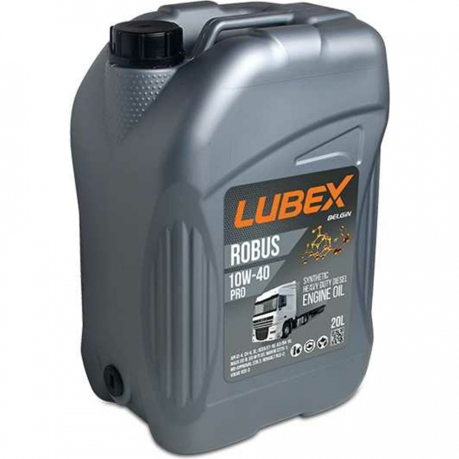 Синтетическое моторное масло Lubex ROBUS PRO 10W-40 CH-4/CI-4/SL A3/B4/E7