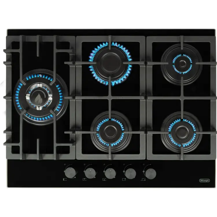 Газовая варочная панель DeLonghi GERMANA 7GW NB V77955351 Газовая варочная панель DeLonghi GERMANA 7GW NB V77955351