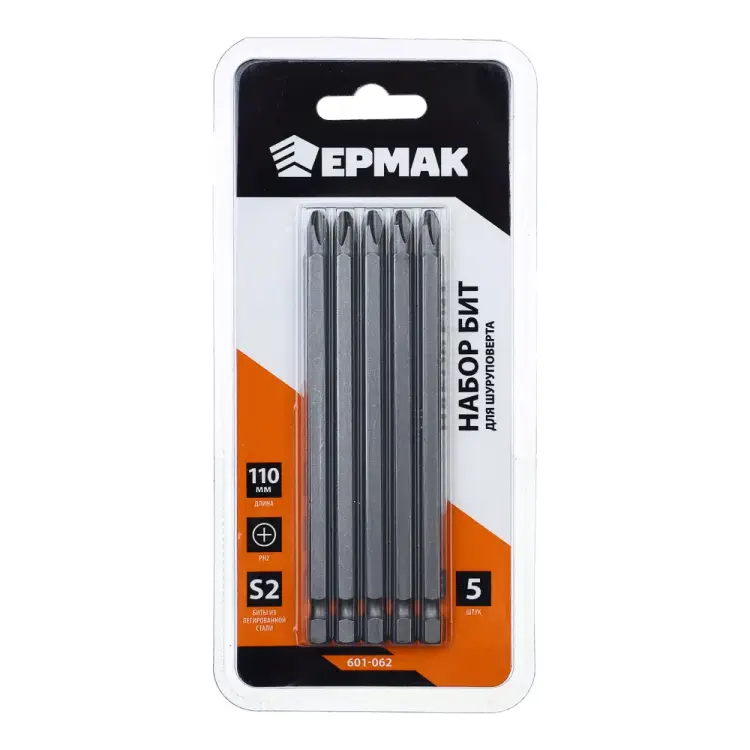 Удлиненные биты для шуруповерта ЕРМАК 601-062