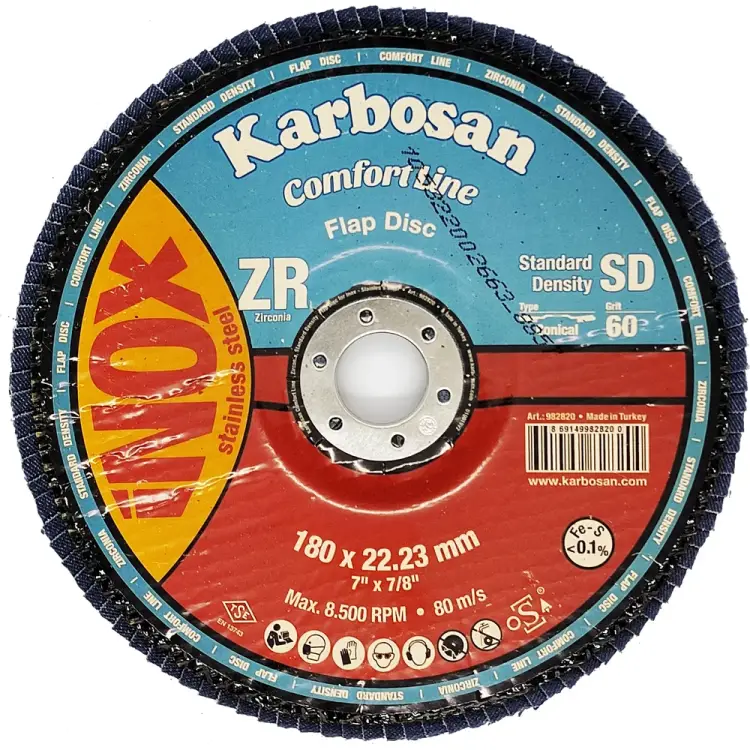 Лепестковый диск Karbosan INOX KAR-982820 Лепестковый диск Karbosan INOX KAR-982820